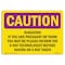 Signmission OSHA RADIATION, Radiation If You Are Pregnant Or Think You, 14in X 10inPlastic, CR-P-1014-L-10206 OS-CR-P-1014-L-10206 - alternate 1